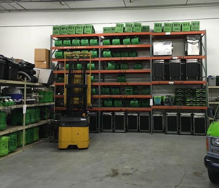 Equipment in our warehouse.